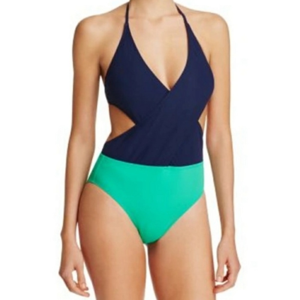 Tory Burch Colorblock Swimsuit